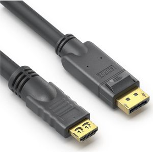 Purelink DisplayPort naar HDMI Kabel 4K - PureInstall 2,00m (2 m, DisplayPort), Videokabel
