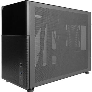 1stplayer Mi6-EV-BK (Mini-ITX, mATX), PC-behuizing, Zwart