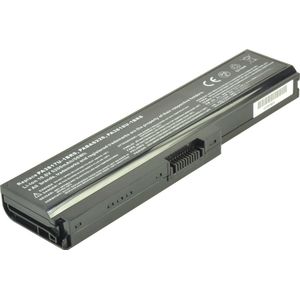 2-Power Hoofdbatterij 10,8V 5200mAh (6 Cellen, 5200 mAh), Notebook batterij, Zwart