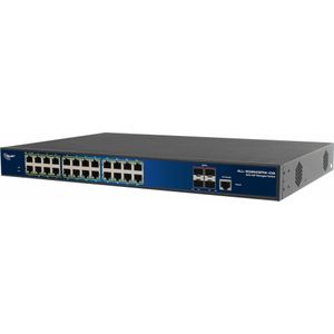 Allnet - ALL-SG8628PM-10G - Netwerkschakelaar - 24-poorts - 370W - 4x SFP+ 10G