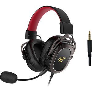 Havit - H2008D - Gaming Headset - Zwart - Rood - Bedraad