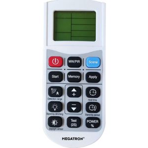 Megaman Afstandsbediening IDV (Apparaat-specifieke afstandsbediening, Radiofrequentie (RF)), Afstandsbediening, Wit