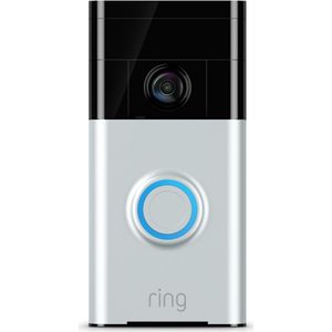 Ring, Bel + deurintercom, Video deurbel 1 (Draadloze, Bedraad, App, WiFi)