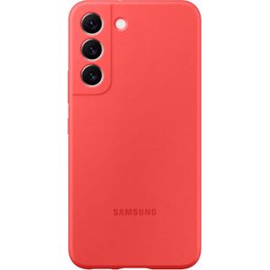 Samsung Siliconen deksel (Galaxy S22), Smartphonehoes, Rood