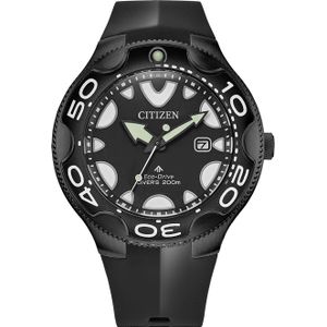 Citizen, Horloge, Promaster Eco-Drive BN0235-01E -rannekello, Zwart, (Analoog horloge, 46 mm)