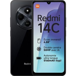 Xiaomi - Redmi 14c - Smartphone - Zwart - 128GB - 4GB RAM