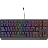 Genesis Gaming toetsenbord THOR 230 TKL rood bedraad (DE) (NL, Bedraad), Toetsenbord, Rood
