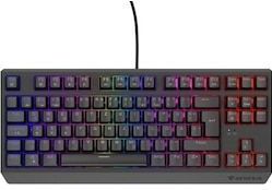 Genesis Gaming toetsenbord THOR 230 TKL rood bedraad (DE) (NL, Bedraad), Toetsenbord, Rood