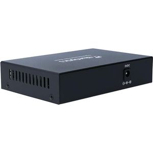 BlueOptics Gigabit Ethernet mediaconverter 2x SFP, 2x 10/100/1000M RJ45, Zendontvangers, Zwart