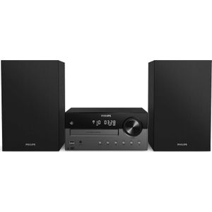Philips TAM4505/12 (CD Speler, Bluetooth, 2x 30 W), Stereosysteem, Grijs, Zwart