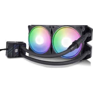 Alphacool - Eisbaer Pro Aurora 280 - CPU AIO Waterkoeling - Zwart - Aluminium