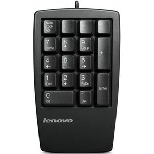 Lenovo Keyboard NON 17keys numeric USB black toetsenbord Zwart