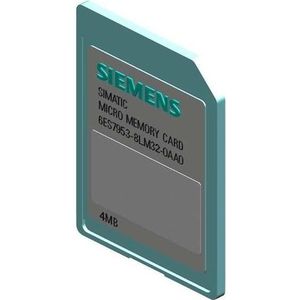 Siemens SIMATIC S7 Micro Geheugenkaart voor S7-300/C7/ET200 4MByte, Automatisering