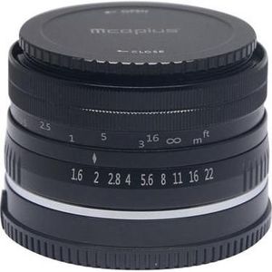 McoPlus MCO32mm f/1.6 Fujifilm Zwart (Fujifilm X, APS-C / DX), Objectief, Zwart