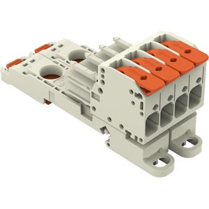 6x Wago 1-draads vrouwelijke multipoint connector, Elektronica benodigdheden + Behuizing, Grijs