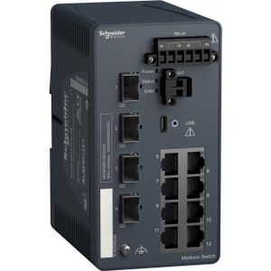 Schneider Electric - MCSESM123F2LG0 - Netwerkschakelaar - 8 Havens