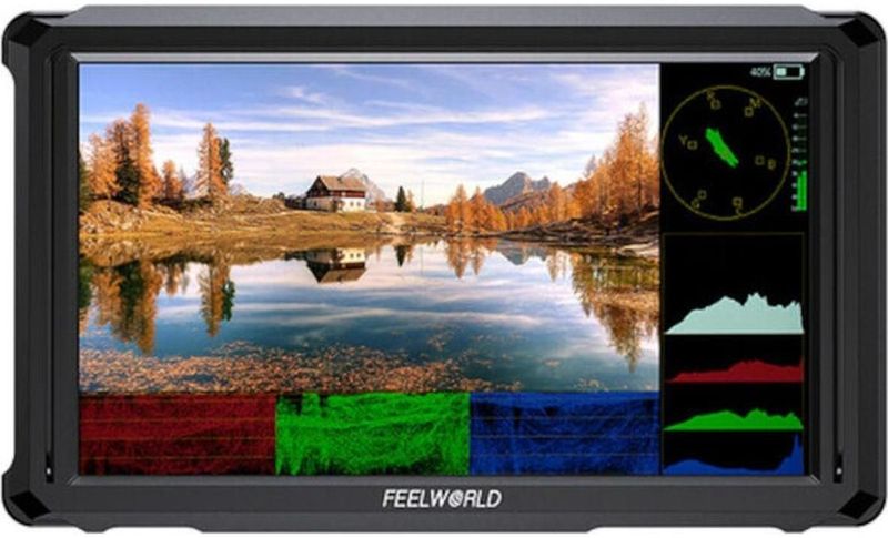 Feelworld FW568 PRO 6" HDMI monitor with 1200nits brightness (6"), Videomonitoren