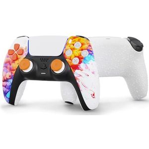 King Controller Koning Draadloze Controller Voor Ps5 Kleur Splash 4 (PS5), Controller, Veelkleurig
