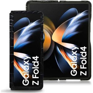 Noreve Leren beschermhoesje Samsung Galaxy Z Fold4 (Galaxy Z Fold 4), Smartphonehoes, Zwart