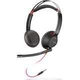 Poly Blackwire C5220T - Headset - On-Ear - Bedraad - 3,5 mm Plug, USB-C