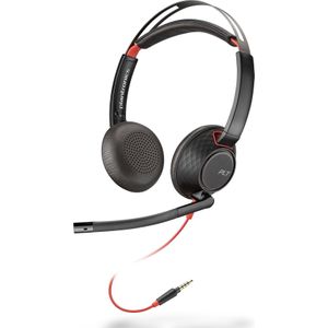 Poly Blackwire C5220T (Bedraad, USB-C), Kantoorheadset, Zwart