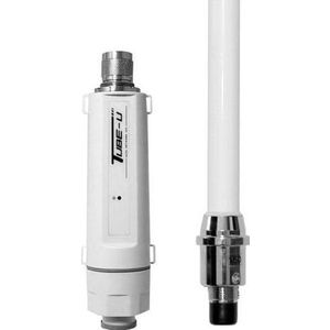 Alfa Network Tube-U(N) - 30 dBm 802.11b/g/n outdoor USB-adapter incl. 8 dBi omni-antenne, Netwerkadapter