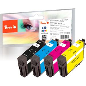 Peach 320117 inktcartridge Origineel Zwart, Cyaan, Magenta, Geel