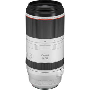 Canon RF 100-500mm f/4.5-7.1L IS USM (Canon RF, Volledig formaat), Objectief, Wit