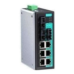 Moxa EDS-309-3M-SC - Unmanaged Ethernet-switch met 6 10100BaseT(X)-poorten, Netwerkschakelaar