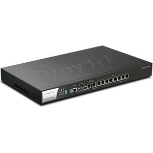 Draytek Vigor 3912 krachtige multi-WAN router 10GbE retail, Router, Zwart