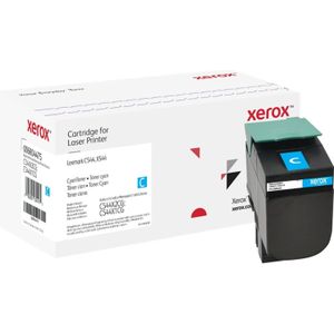 Xerox, Toner, Everyday Cyan Toner compatibel met Lexmark C544X2CG C544X1CG, 4000 pagina's, Cyaan (C)
