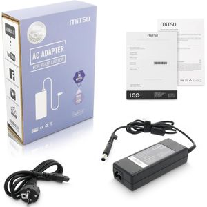 Mitsu * Pow. Sup. HP 19V 4.74A ZM / HP19474P (90 W), Voeding voor notebooks, Zwart