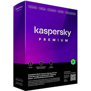 Kaspersky Premium Sierra Box met 5 apparaten (DE) voor Android & Mac OS & iOS