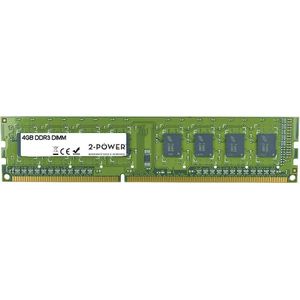 2-Power 4GB DDR3 1333MHz DIMM (1 x 4GB, 1333 MHz, DDR3 RAM, DIMM 288 pin), RAM, Groen