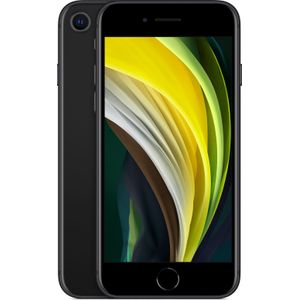 Forza Refurbished Apple iPhone SE 2020 128 GB Zwart Gereviseerd (128 GB, Black, 4.70"", 12 Mpx, Hybride dubbele SIM, B / Zeer goed), Tweedehands mobiele telefoons, Zwart