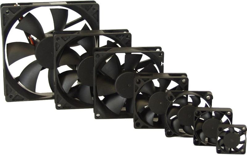 Titan TFD-4020M12Z Kastventilator (40 mm - 1 x) - PC ventilator - Zwart