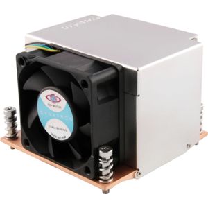 Intertech - LGA 2011 - Processorkoeler - Zwart - 2U, 1600-8000 rpm, 16,85-51 dB