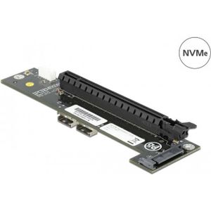 Delock Converter 2 x SFF-8654 naar PCIe x16 bifurcatie, Controlekaart