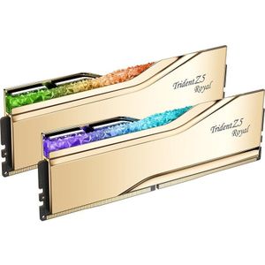 G.Skill - D548GB 7200-36 TZ5 Royal G. K2 - RAM - Goud - 32GB (2 x 16GB) - DDR5 7200MHz