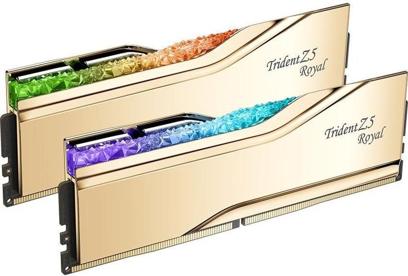 G.Skill - D548GB 7200-36 TZ5 Royal G. K2 - RAM - Goud - 32GB (2 x 16GB) - DDR5 7200MHz