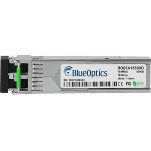 BlueOptics Cisco GLC-FE-100ZX Compatibel SFP BO05A15680D, Zendontvangers, Zilver