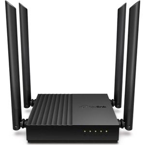 TP-Link ARCHER C64 Dual Band W-Fi Router, zwart, Router, Zwart
