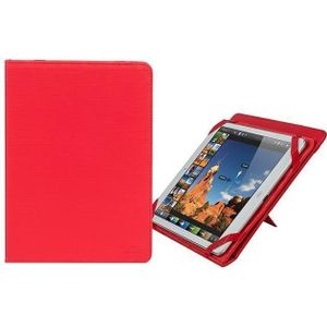 Rivacase 3217 kick-stand tablet folio (Asus ZenPad 10 (Z300), iPad Air 2014 (2e generatie), Sony Xperia-tablet Z4), Tablethoes, Rood