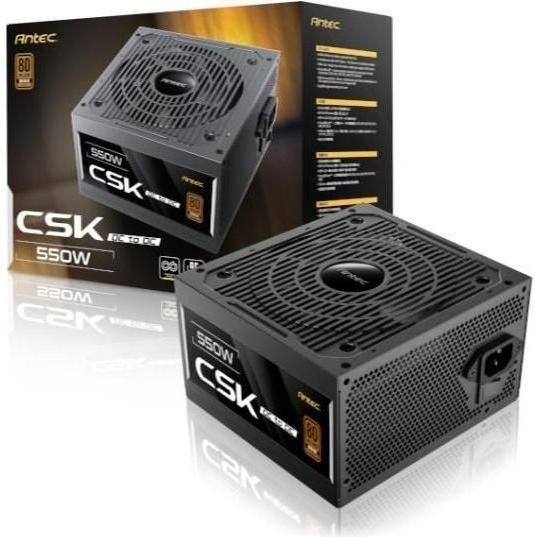 Antec - CSK550DC EC - PC-voedingseenheid - Zwart - 550 Watt - 80 Plus Bronze