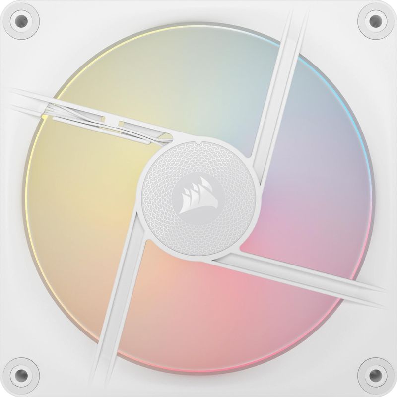 CORSAIR - iCUE LINK LX140-R - RGB Ventilator - Wit - 140 mm, 2000 RPM, 90.6 CFM, PWM, Zero RPM-Modus