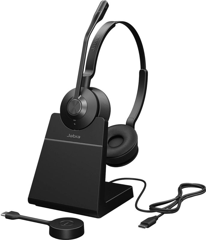 Jabra - Engage 55 SE - Draadloze Headset - Zwart - USB-C