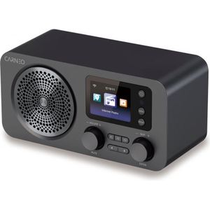 Carneo IR700,internetové radio, DAB+, FM, BT Zwart (Internet radio, DAB+, FM, Bluetooth, WiFi), Radio, Zwart