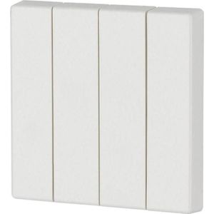 Eaton, Lichtschakelaars + Stopcontacten, Stroomkwaliteit Smart Home xComfort radiografische wip 55x55mm zuiver wit 4-voudig
