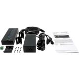 Exsys - EX-11230HMS - USB 3.0 HUB - Zwart - Metalen Behuizing - 10 Poorten