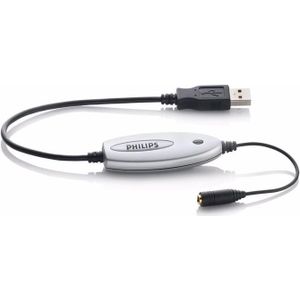 USB-adapter - 3,5 mm Headset - Met Volumeregelaar